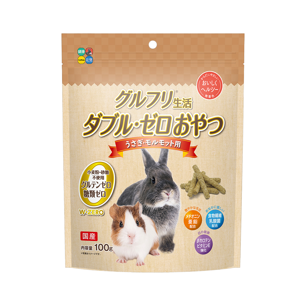 Hi-Pet Glu-Free Life Double Zero Snack for Rabbits & Guinea Pigs β 100g