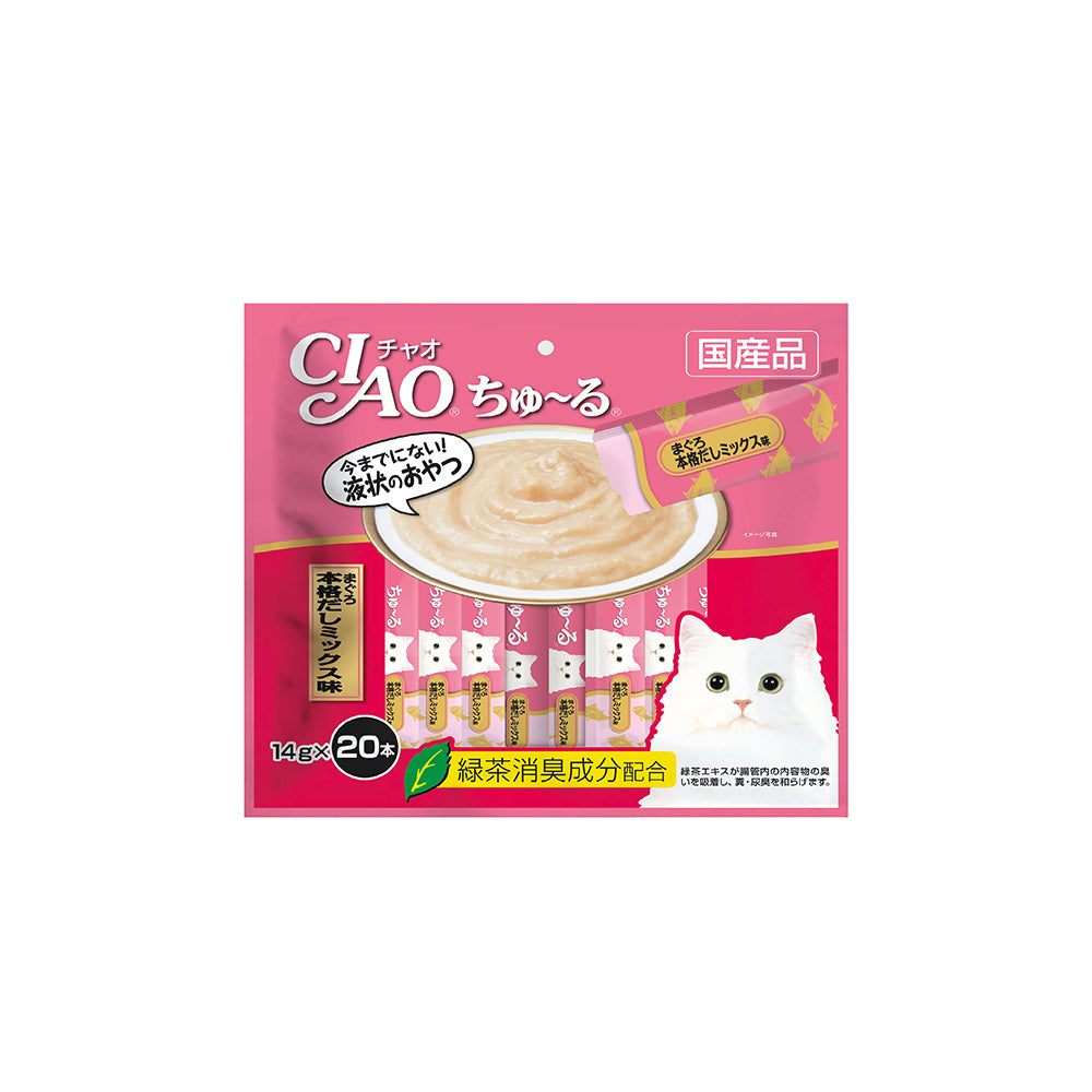 CIAO Churu Tuna with Japanese Broth 14g x 20 Sticks (2sets)