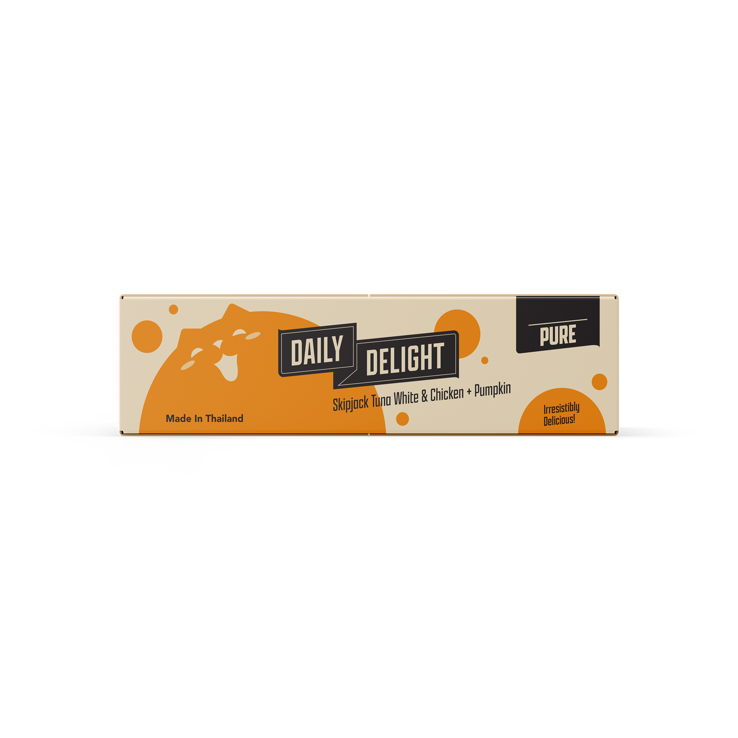 Daily Delight Pure Skipjack Tuna & White Chicken with Pumpkin Canned Cat Food 80g x 24cans