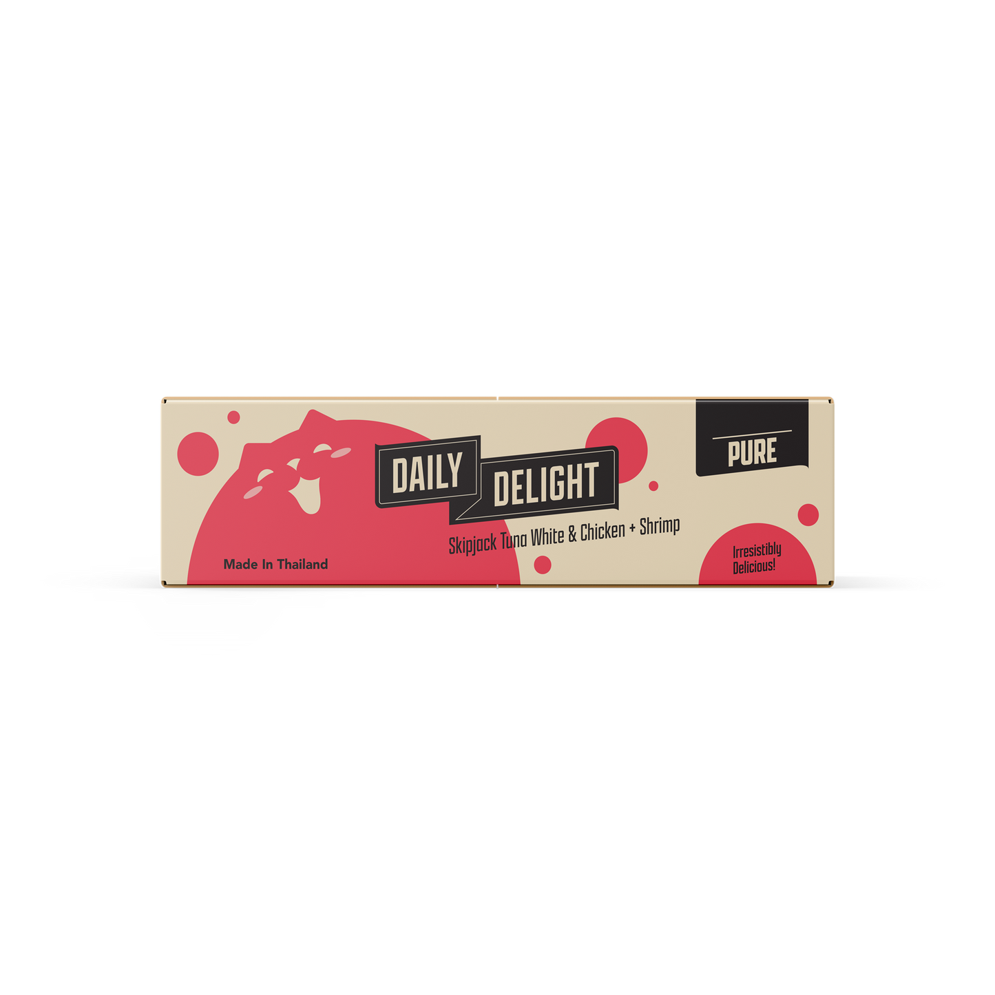 Daily Delight Pure Skipjack Tuna & White Chicken with Sea Bream Canned Cat Food 80g x 24cans