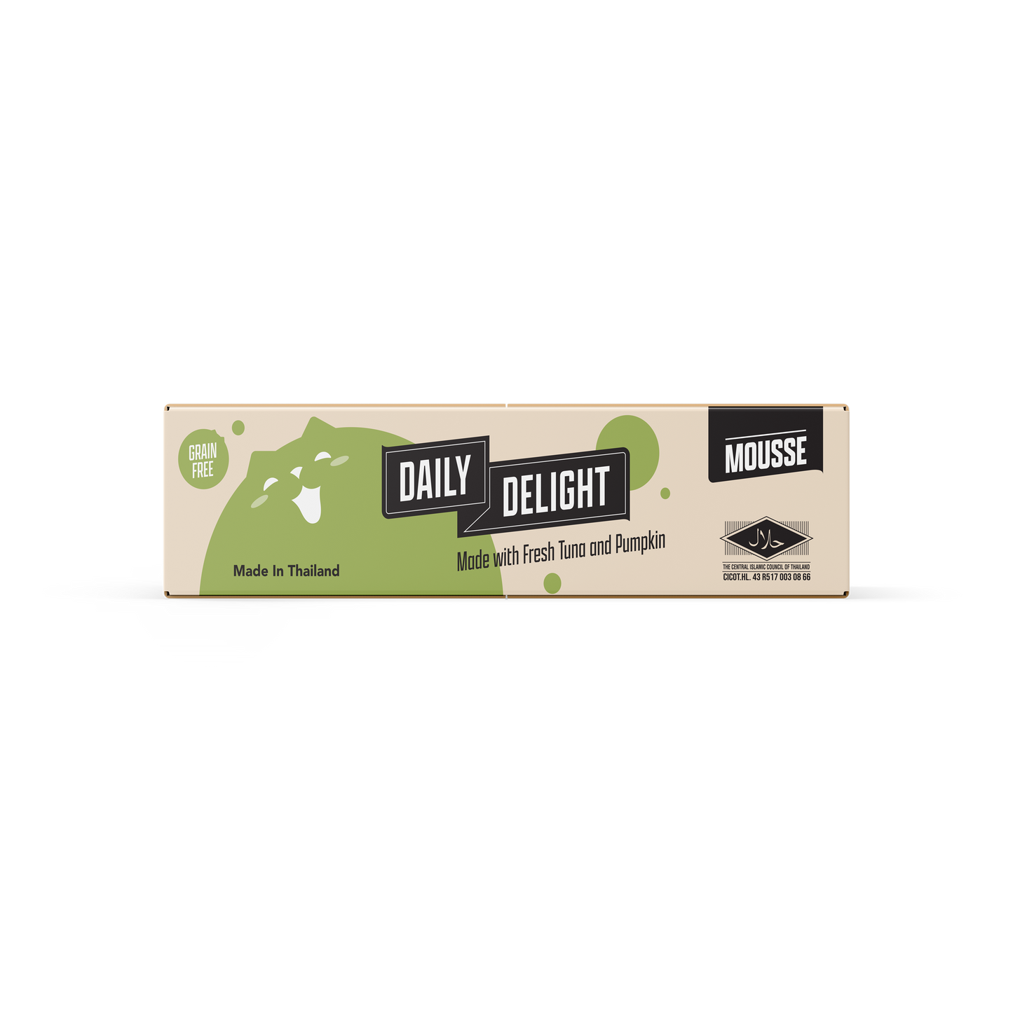 Daily Delight Mousse with Tuna & Pumpkin Grain-Free Canned Cat Food 70g x 24cans