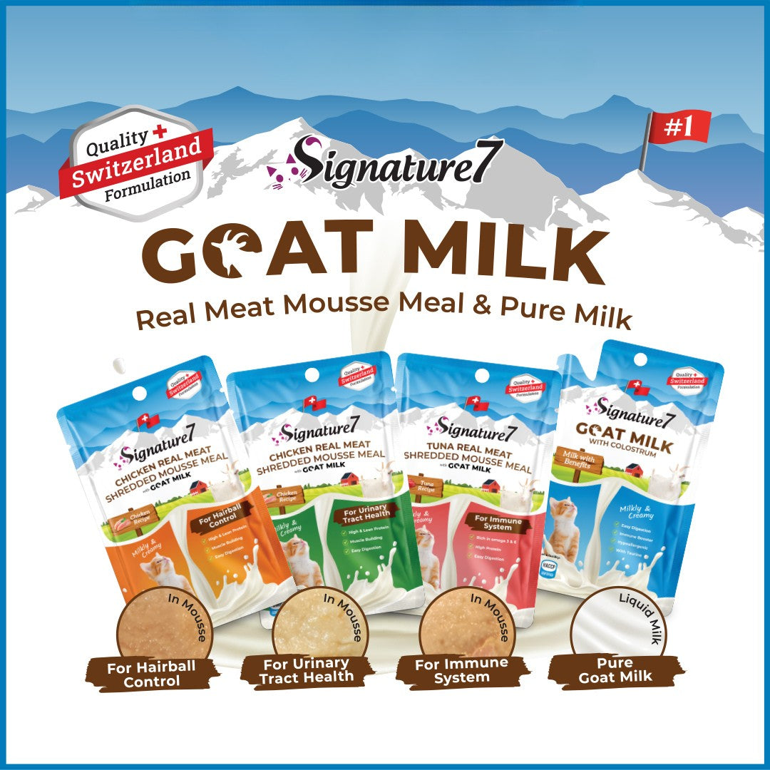 Signature7 Tuna Shredded Mousse with Goat Milk (Immune Support) 70g