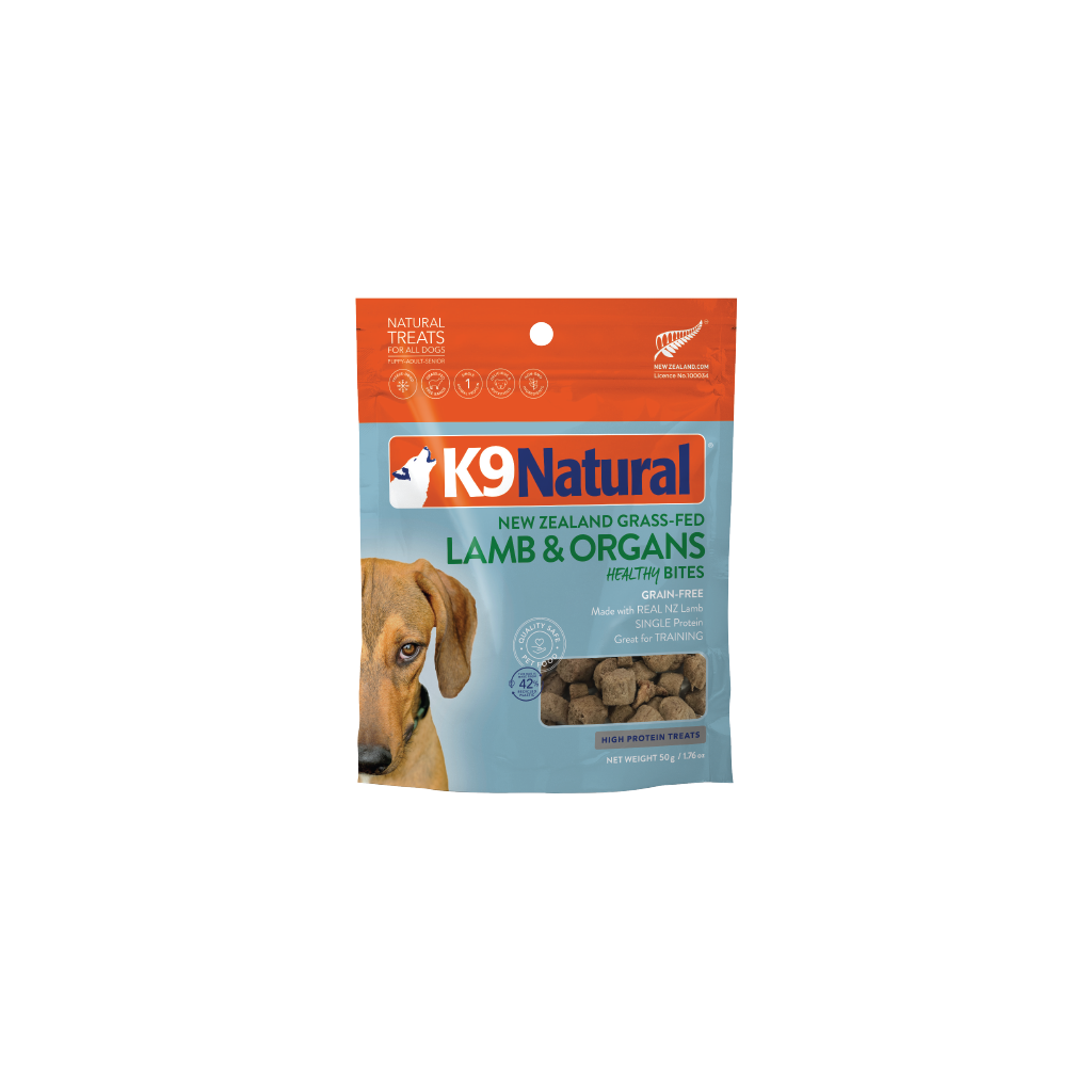 K9 Natural Healthy Bites – Freeze-Dried Lamb Treats for Dogs 50g
