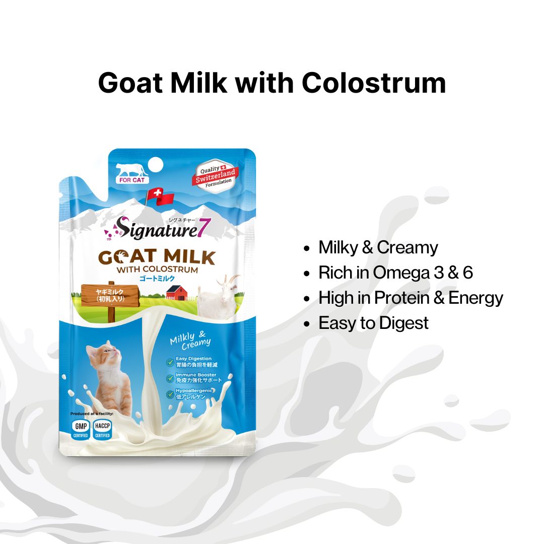 Signature7 Goat Milk Shredded Mousse Variety Pack for Cats (12 x 70g)