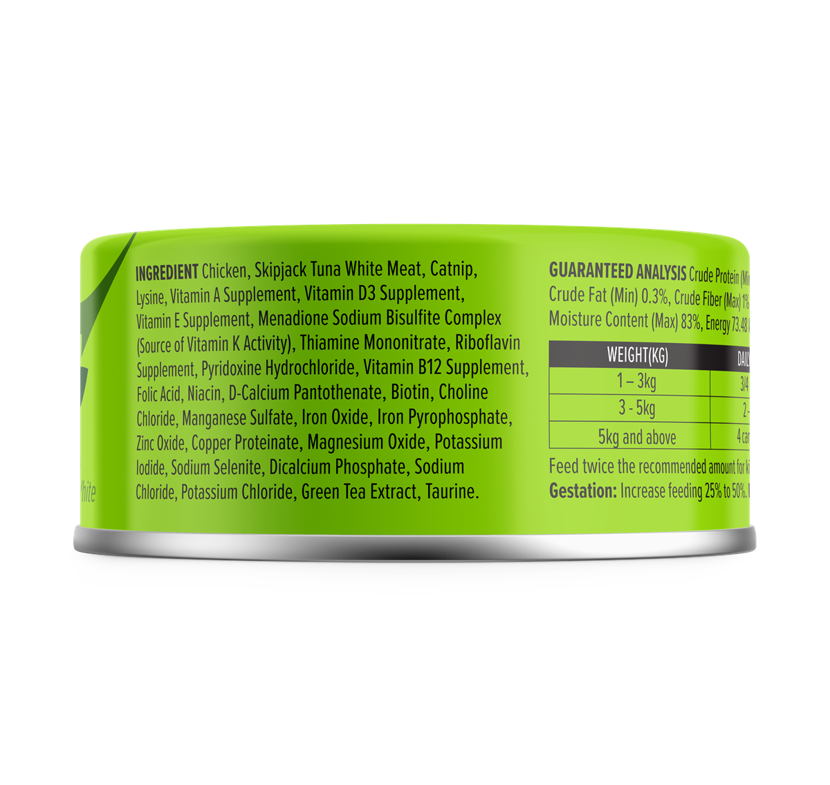 Nurture Pro Longevity Wet Cat Food – With Catnip 80g - 24cans