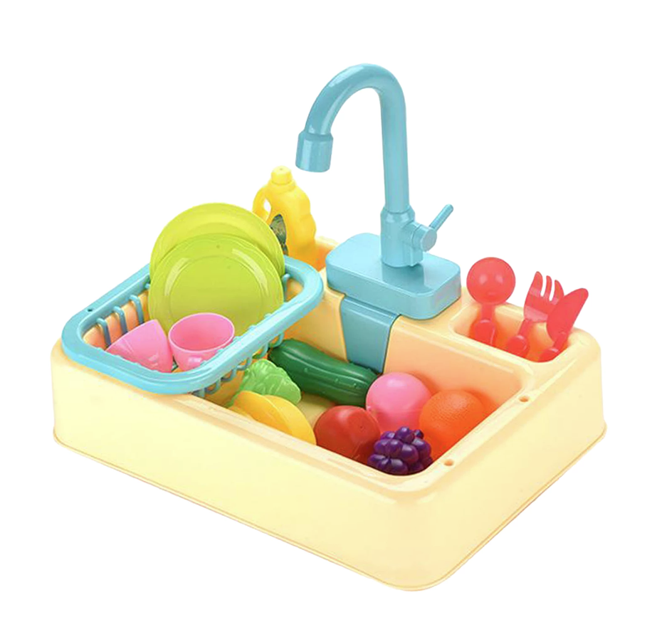 Munchies Interactive Pet Enrichment Play Sink – Water Foraging Toy for Small Pets