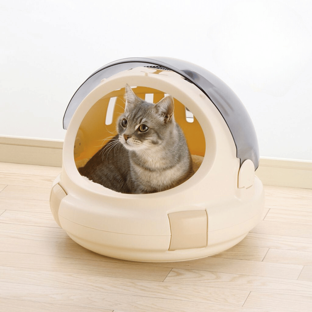 Munchies Space Capsule Pet Carrier β Portable Travel Box for Cats, Small Dogs & Pets