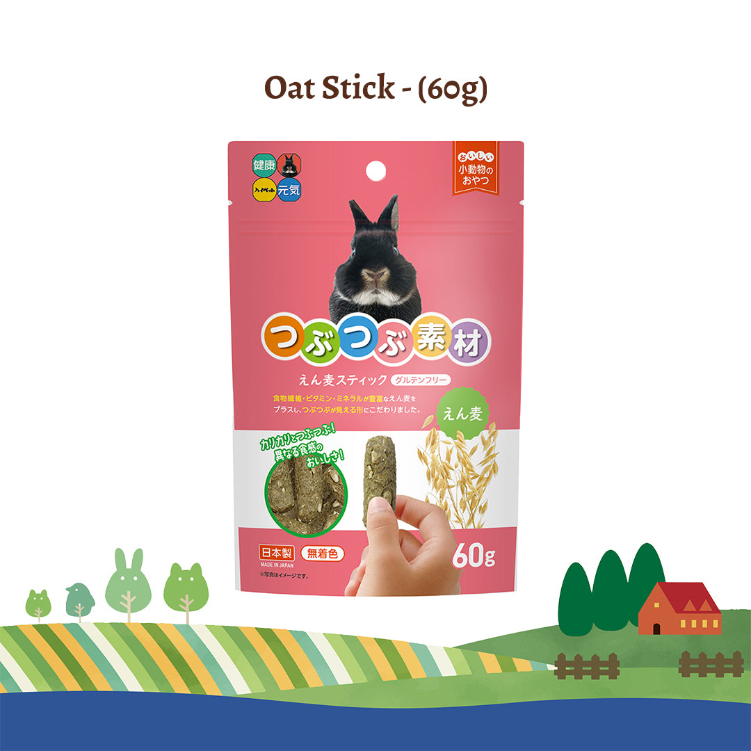 Hi-Pet Tsubu Tsubu Sozai Oat Stick Treats for Rabbits & Small Pets โ 60g