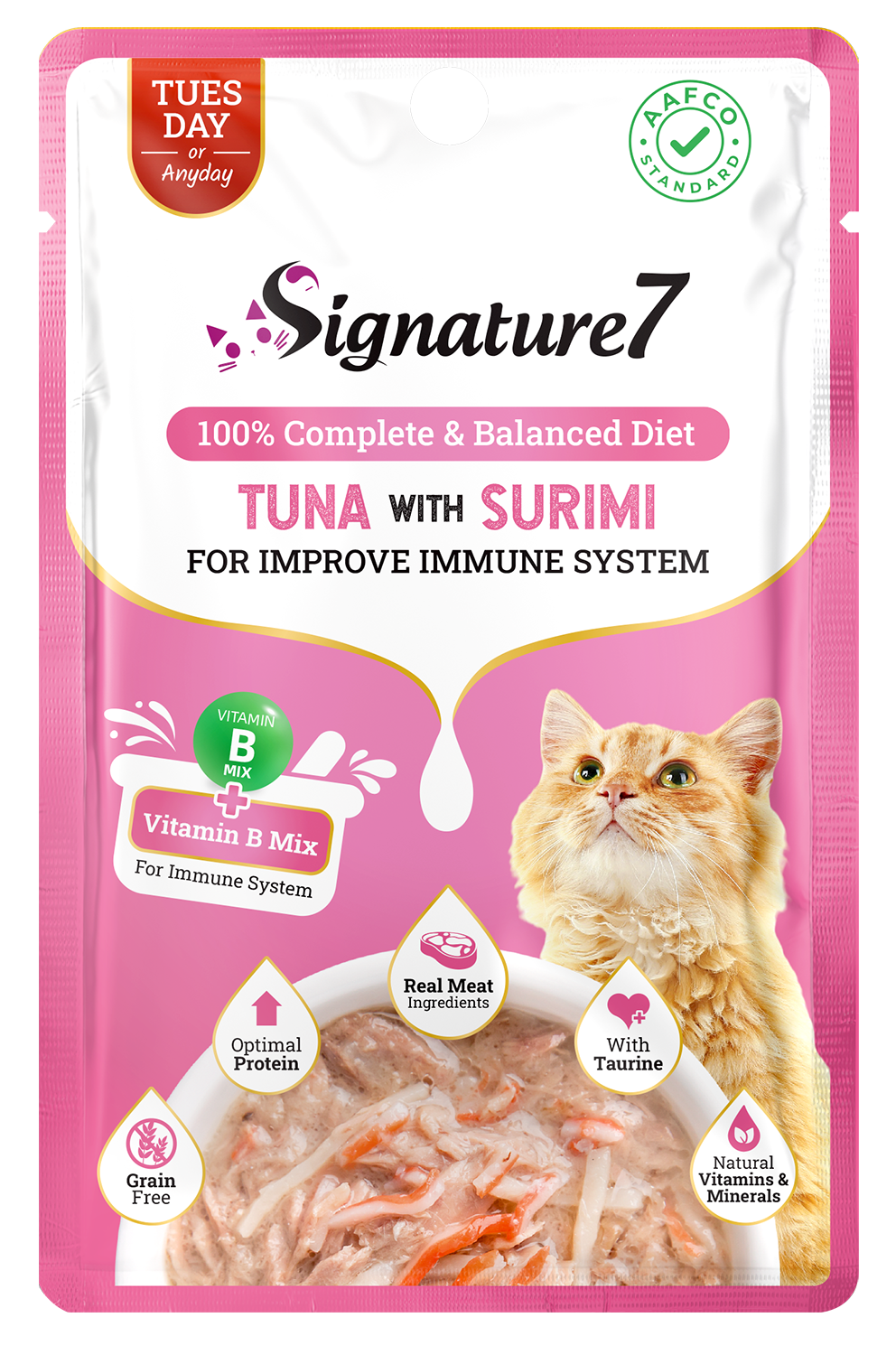 Signature7 Tuna & Surimi in Gravy (Immune Support – Tuesday) 50g