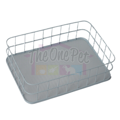 Munchies Metal Bed Frame for Small Pets – Cage-Mount Base in White, Pink or Blue