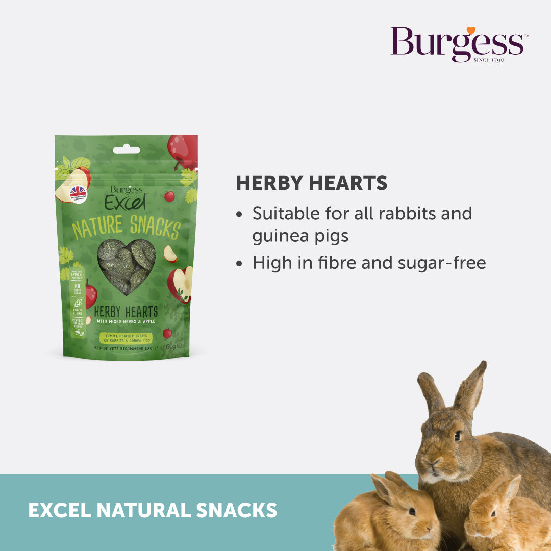 [Any 4 for $19.80] Burgess Excel Herby Hearts – 60g
