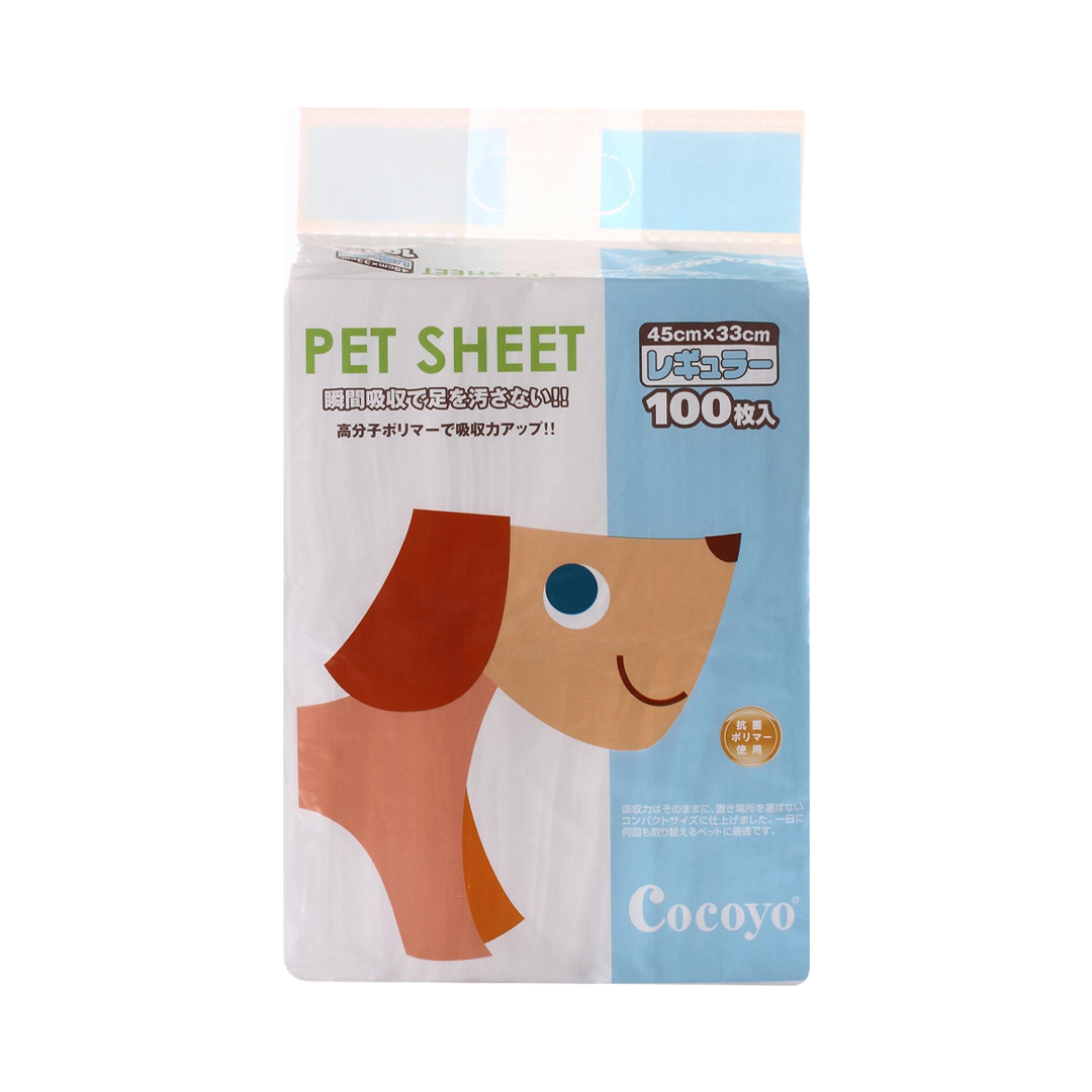 Cocoyo Pee Pads Small 33×45cm (100pcs) – Leak-Proof, Anti-Bacterial & Ultra Absorbent