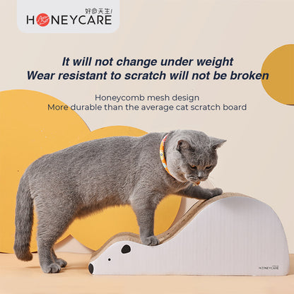 HoneyCare Cat Scratching Post – Eco-Friendly & Durable - Elephant/Crocodile/Polar Bear
