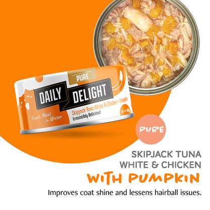 Daily Delight Pure Series Variety Bag Canned Cat Food (6 x 80g)