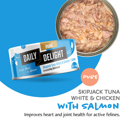Daily Delight Pure Series Variety Bag Canned Cat Food (6 x 80g)