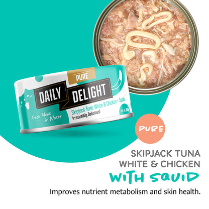 Daily Delight Pure Series Variety Bag Canned Cat Food (6 x 80g)
