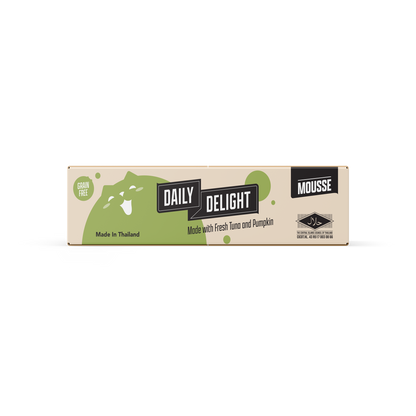 Daily Delight Mousse with Tuna & Pumpkin Grain-Free Canned Cat Food 70g x 24cans