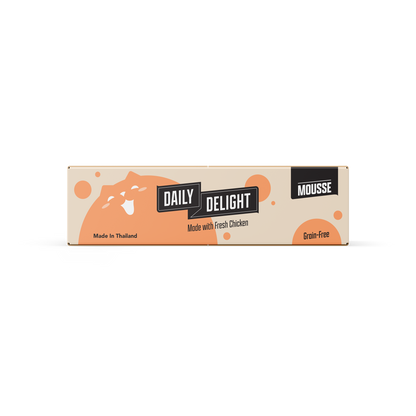 Daily Delight Mousse with Chicken Canned Cat Food 80g x 24cans