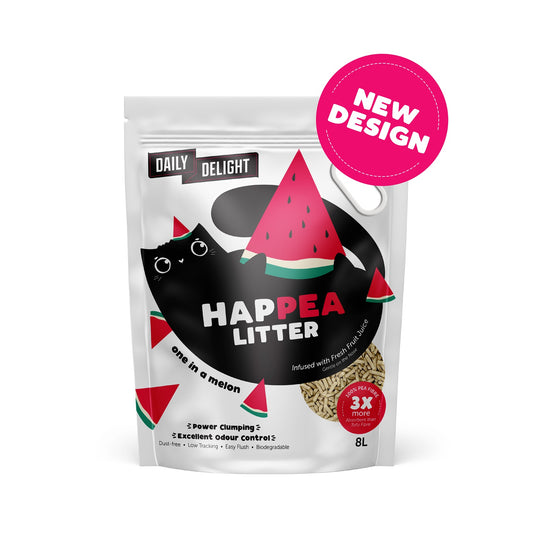 Daily Delight Happea One-in-a-Melon Watermelon Clumping Cat Litter 8L