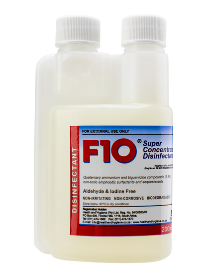 F10 Disinfectant and Sanitiser Ready-To-Use Spray Bottle 500ml