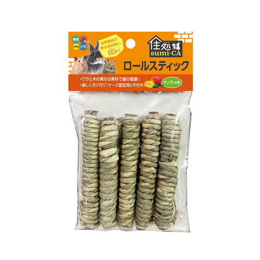 Hi-Pet Sumi-CA Roll Stick with Mango Wood – Natural Chew for Rabbits & Small Pets