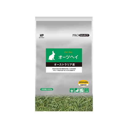 Hi‑Pet Pro‑Select Oats Hay 600g – Australian Premium Hay for Rabbits & Small Pets