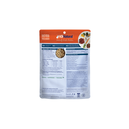 K9 Natural Freeze-Dried Beef Feast for Dogs – 142g / 500g / 1.8kg / 3.6kg