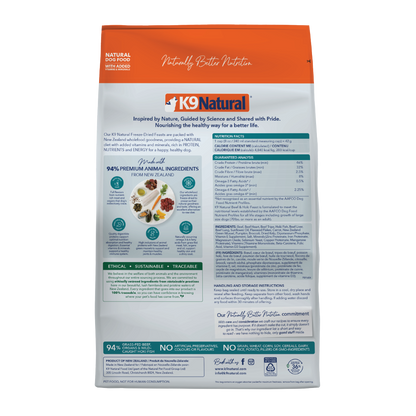 K9 Natural Freeze-Dried Beef & Hoki Feast for Dogs – 100g / 500g / 1.8kg / 3.6kg