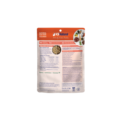 K9 Natural Freeze-Dried Lamb & King Salmon Feast for Dogs – 100g / 500g / 1.8kg / 3.6kg