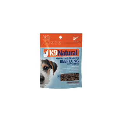 K9 Natural Protein Bites – Freeze-Dried Beef Lung Dog Treats 50g