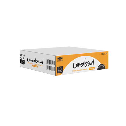 Loveabowl Chicken Snowflakes In Broth With Quail Egg Canned Cat Food 70g - 24cans