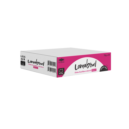 Loveabowl Chicken Snowflakes In Broth With Shirasu Canned Cat Food 70g - 24cans