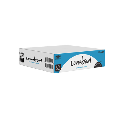 Loveabowl Tuna Ribbons In Broth Canned Cat Food 70g - 24cans