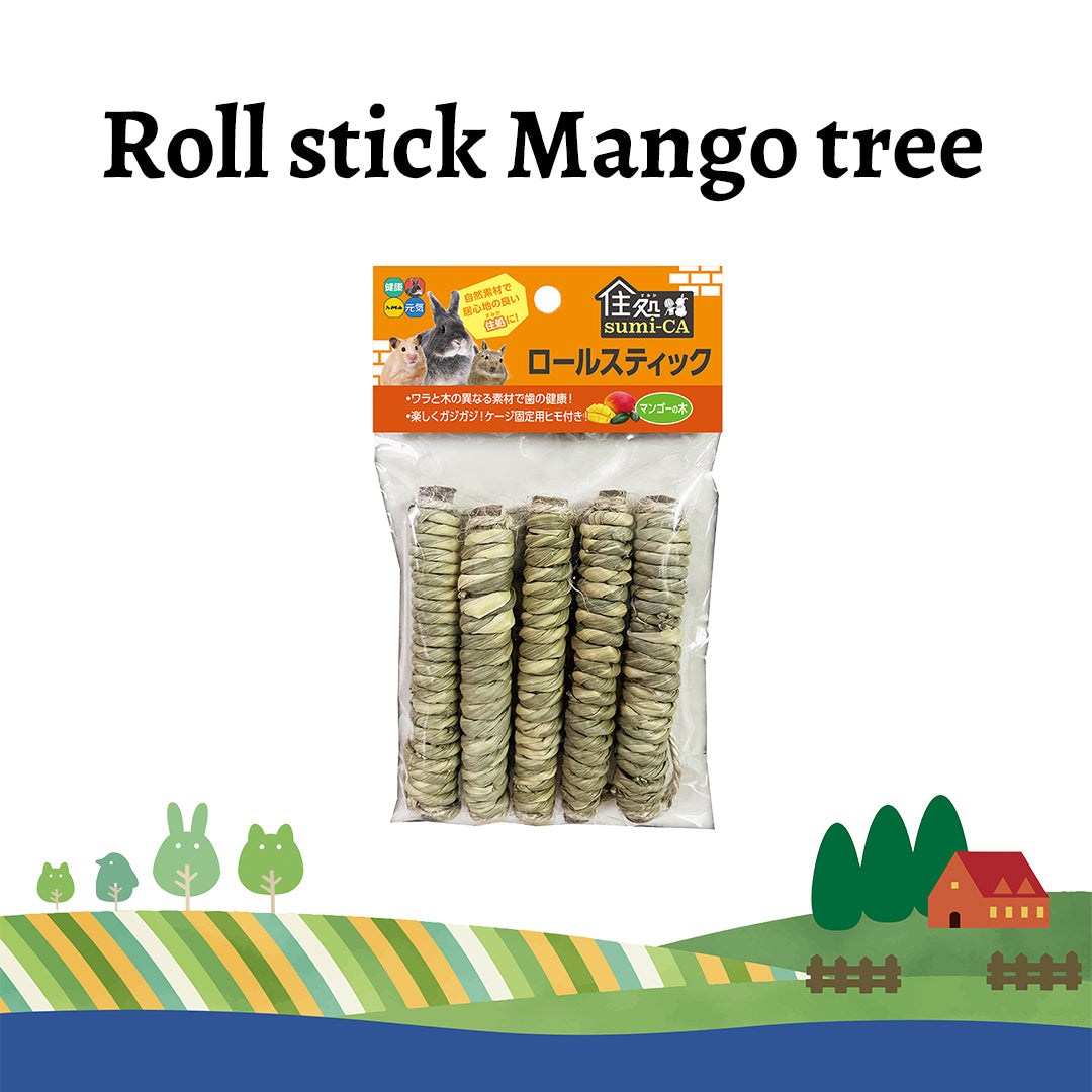 Hi-Pet Sumi-CA Roll Stick with Mango Wood – Natural Chew for Rabbits & Small Pets