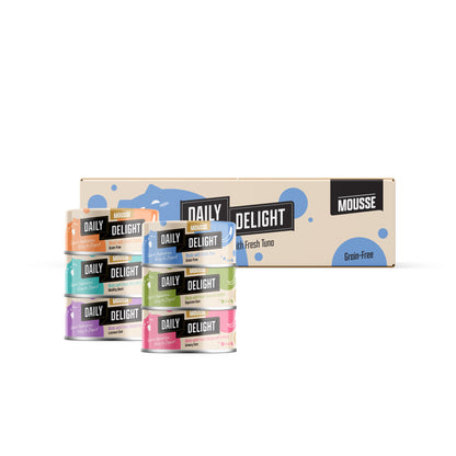 Daily Delight Mousse with Chicken & Cranberry Grain-Free Canned Cat Food 70g x 24cans