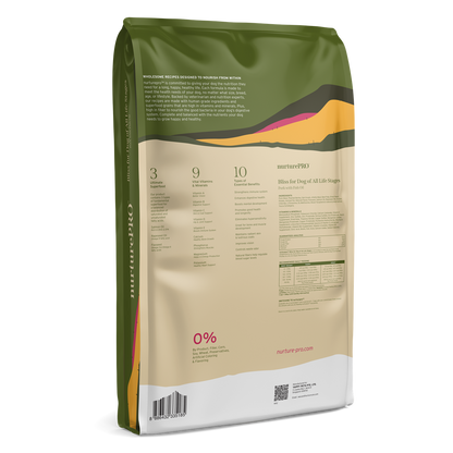 NurturePRO Bliss Pork with Fish Oil – Dry Dog Food for All Life Stages (1.8kg / 5.7kg / 11.8kg)