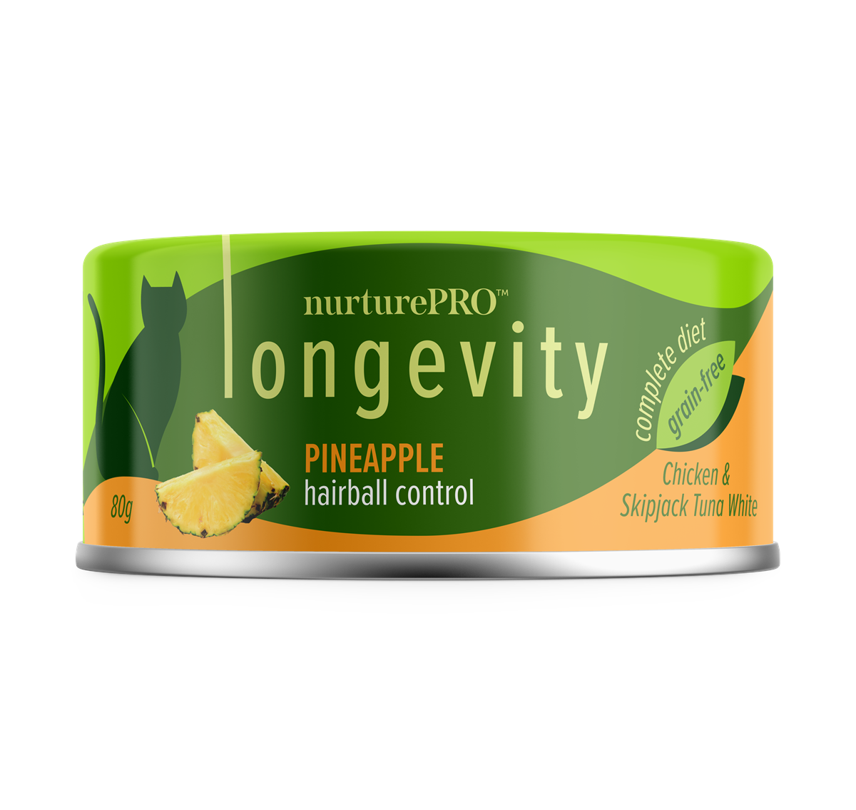 Nurture Pro Longevity Wet Cat Food – With Pineapple 80g - 24cans