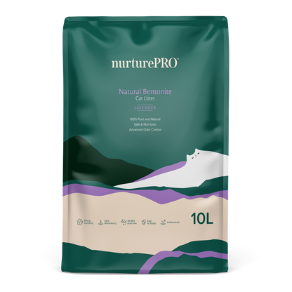 Nurture Pro Bentonite Cat Litter – Lavender (10L)