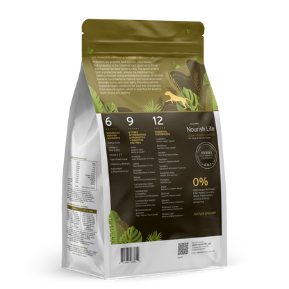 Nurture Pro Nourish Life Slow-Cooked Chicken Dry Dog Food – Puppy & Adult (300g / 1.8kg / 5.7kg / 11.8kg)