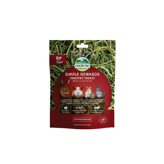 Oxbow Simple Rewards Timothy Treats for Small Pets