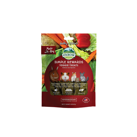 Oxbow Simple Rewards Veggie Treats for Small Pets