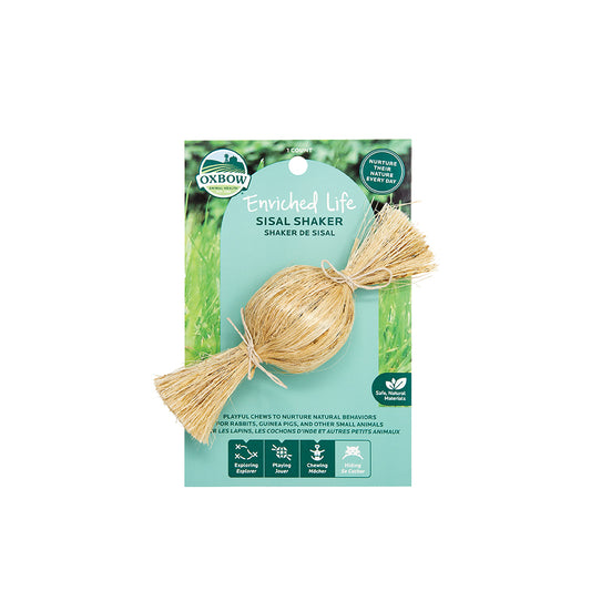 Oxbow Enriched Life Sisal Shaker for Small Animals