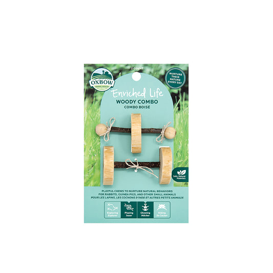 Oxbow Enriched Life Woody Combo Chew Set for Small Pets