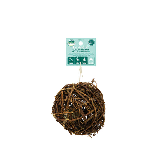 Oxbow Enriched Life Curly Vine Ball for Small Pets