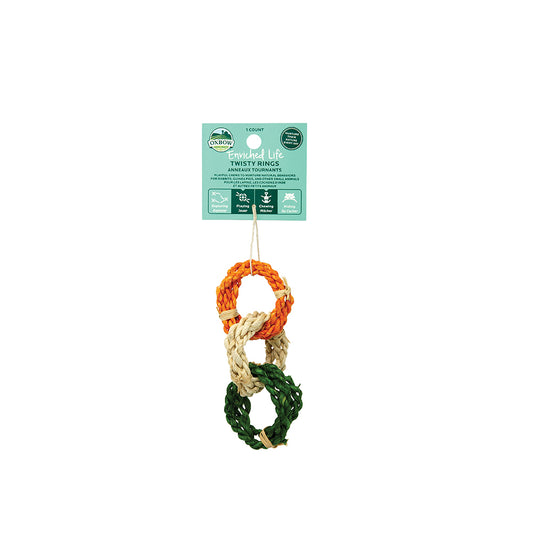 Oxbow Enriched Life Twisty Rings for Small Pets