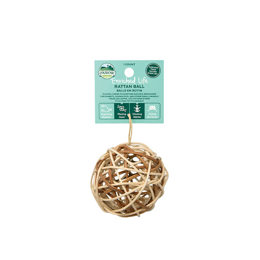 Oxbow Enriched Life Rattan Ball for Small Pets