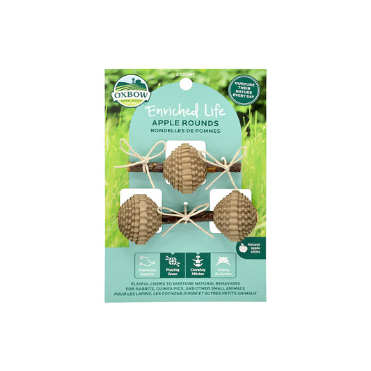 Oxbow Enriched Life Apple Rounds for Small Pets