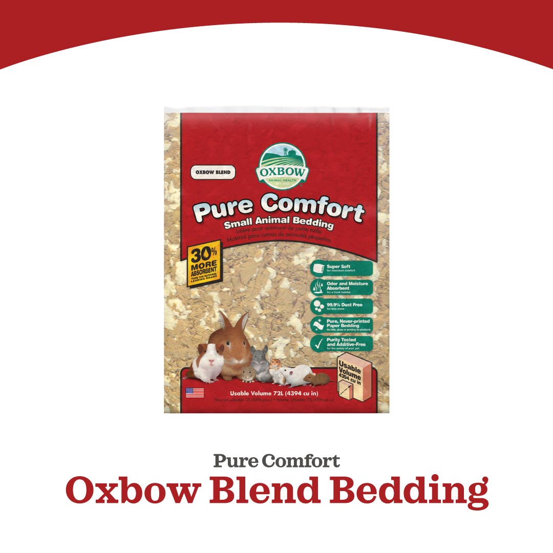 Oxbow Pure Comfort Blend Bedding for Small Pets – Ultra Soft & Absorbent