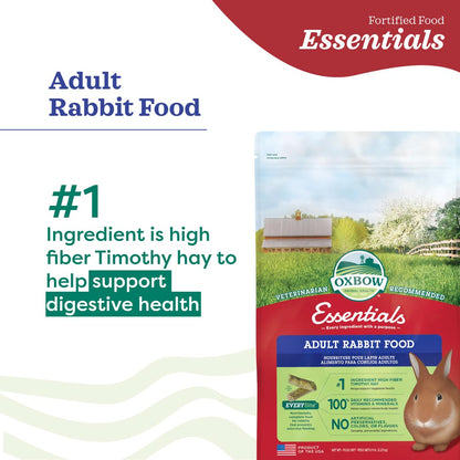 [Up to 25% off] Oxbow Essentials Adult Rabbit Food