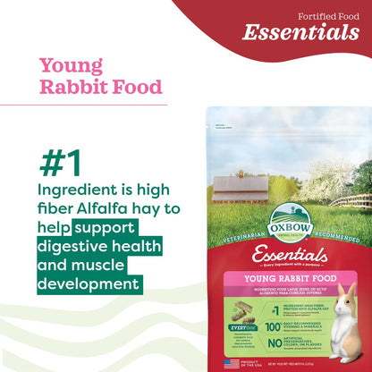 [Up to 25% off] Oxbow Essentials Young Rabbit Food